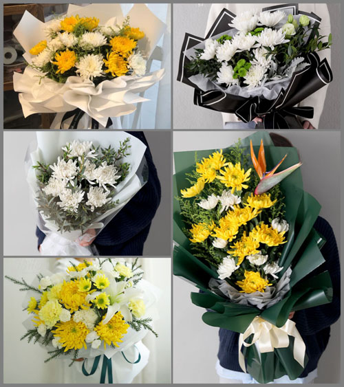 山西朔州应县白马石乡双钱树村白事花束代送